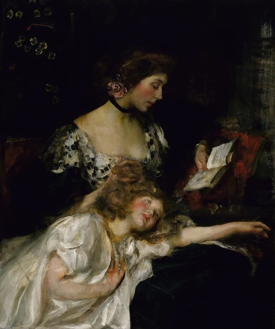 Mother and Child (Lady Shannon and Kitty)