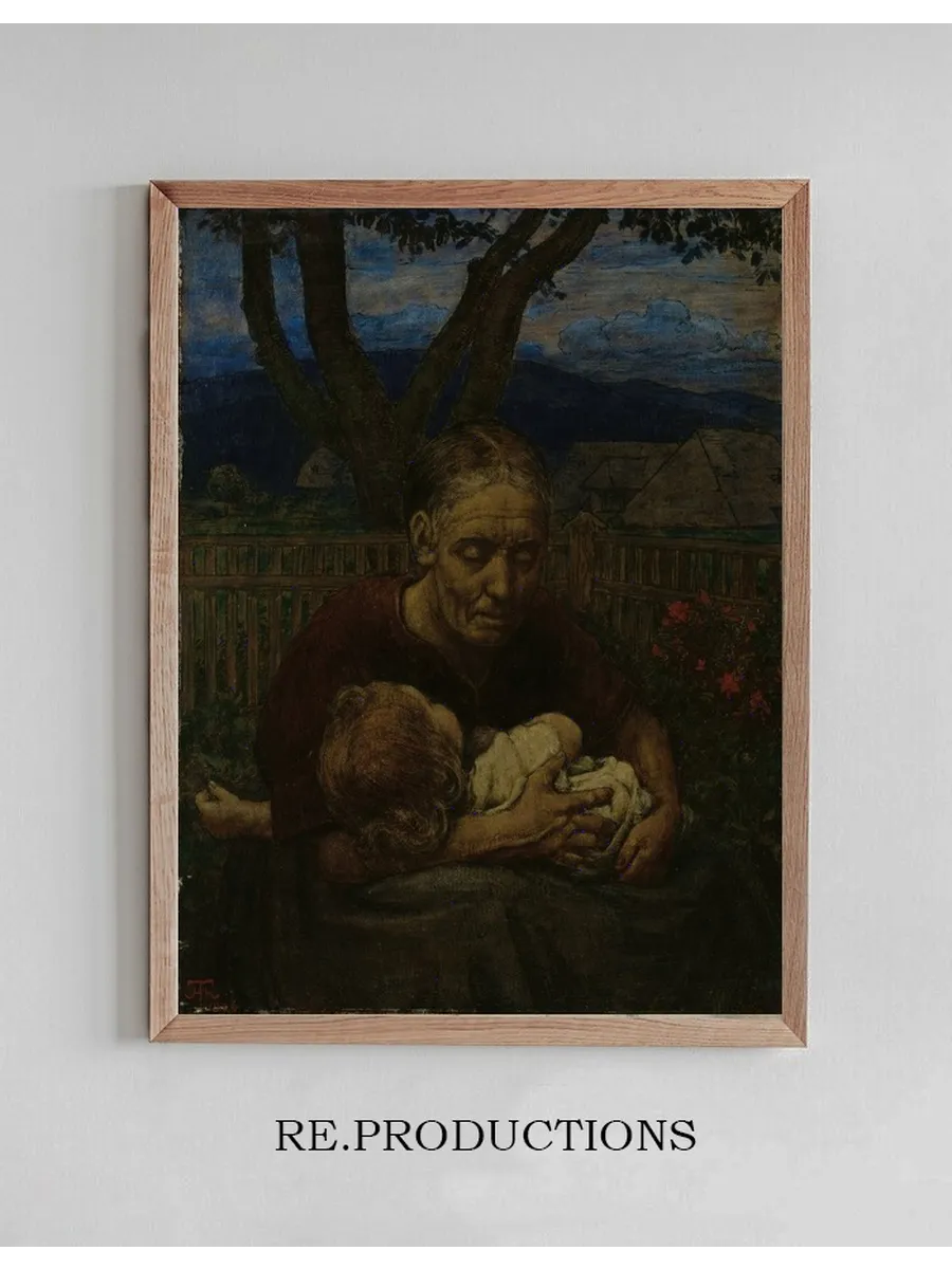 Mother and Child in a Garden