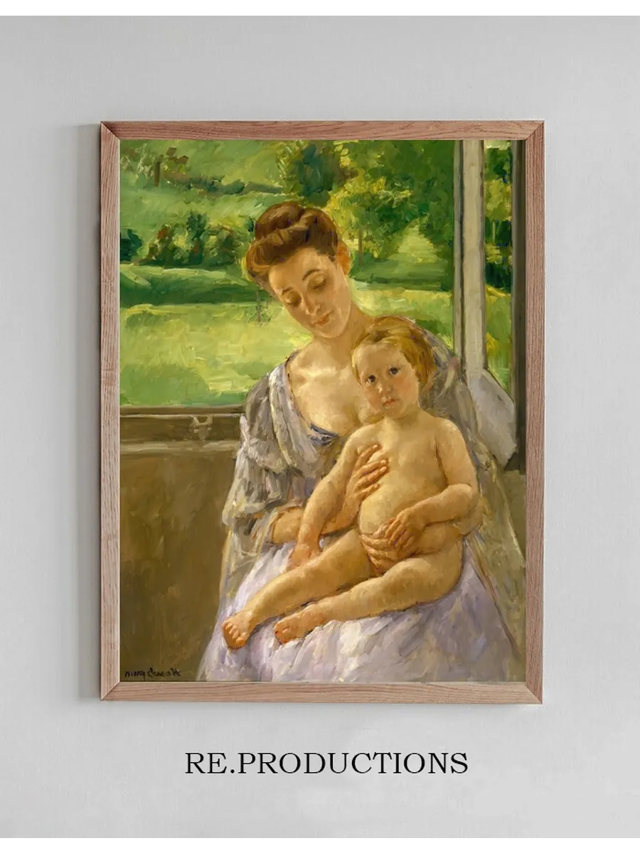 Mother and Child in the Conservatory
