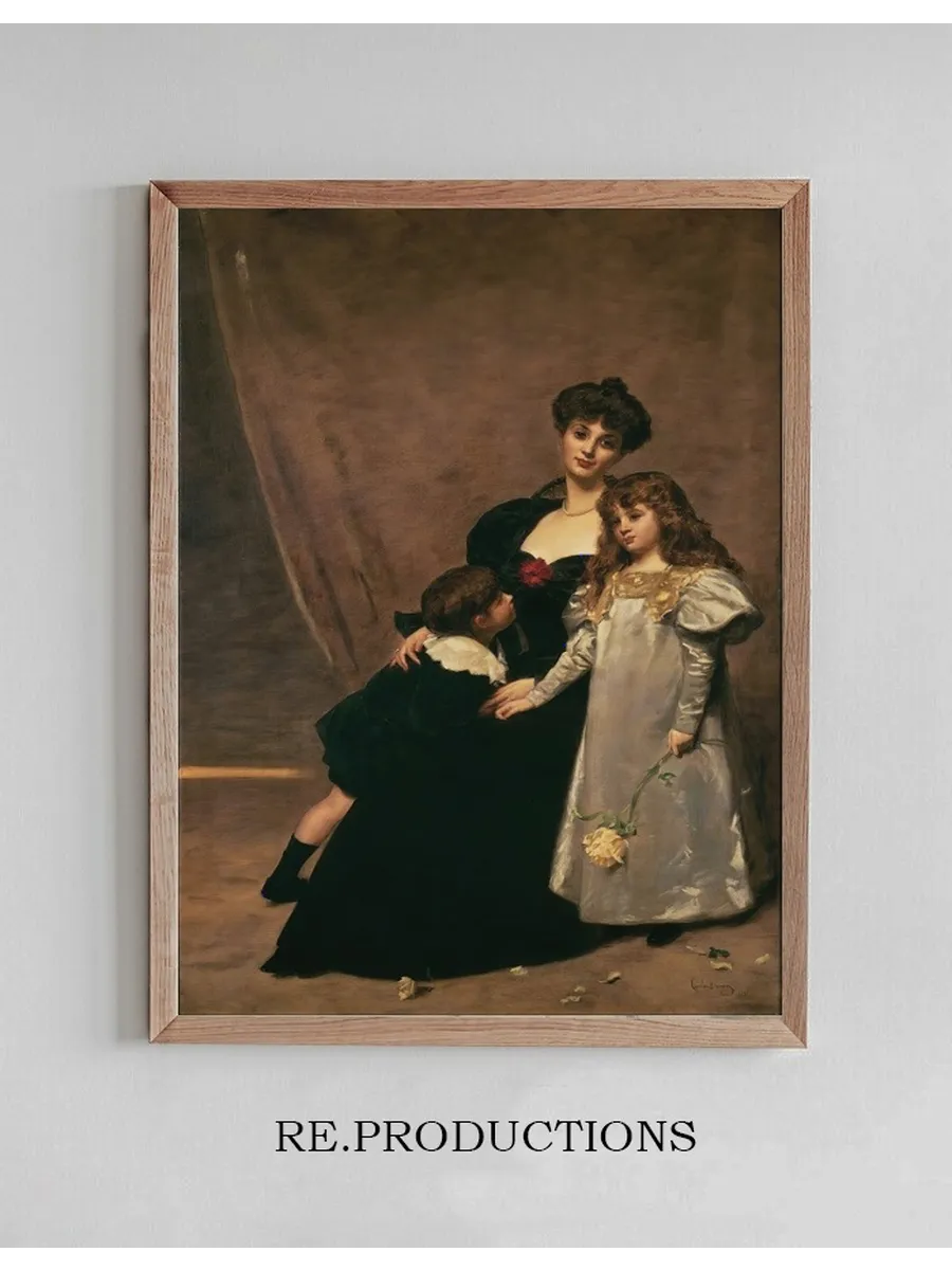 Mother and Children (madame Feydeau and Her Children)