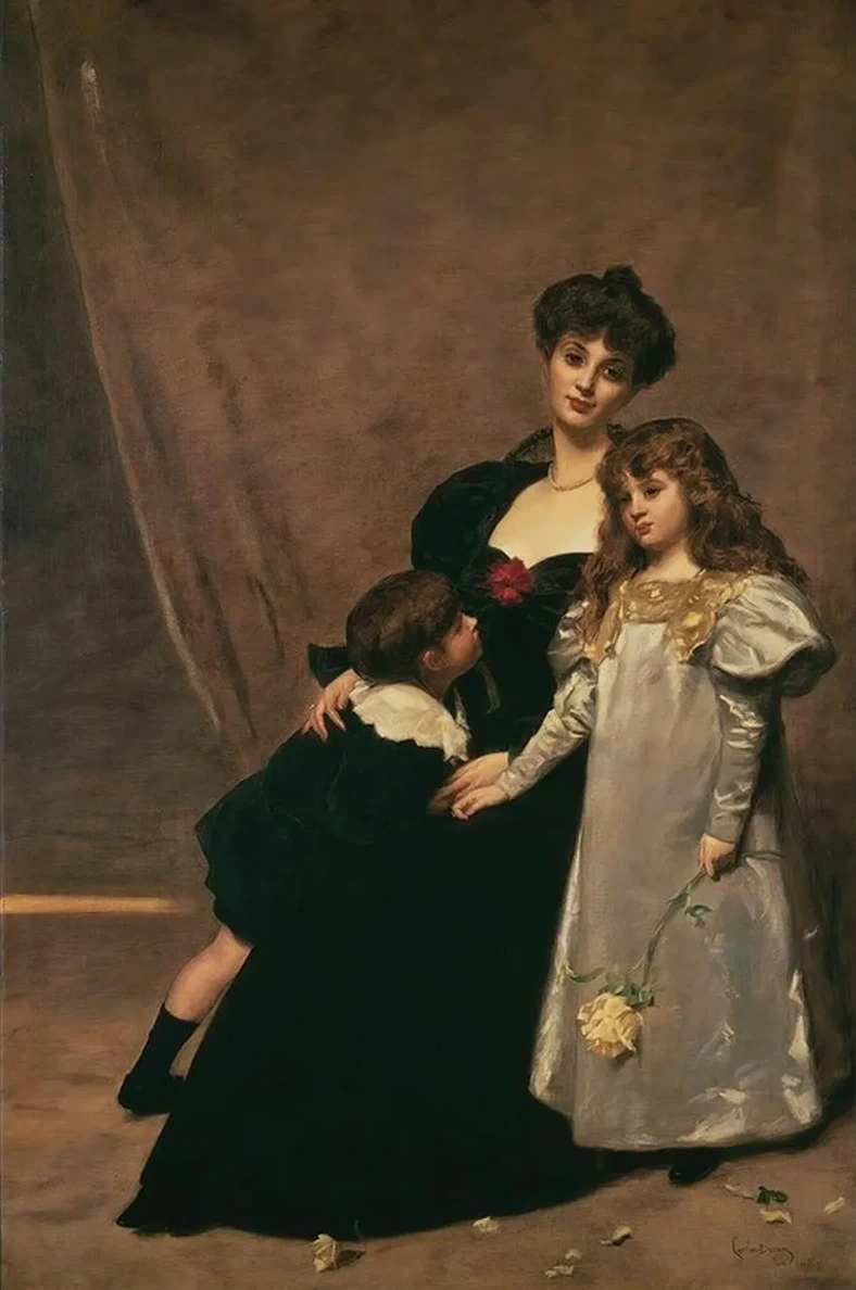 Mother and Children (madame Feydeau and Her Children)