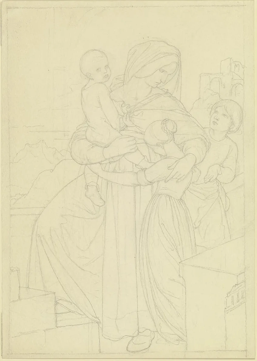 Mother with Three Children