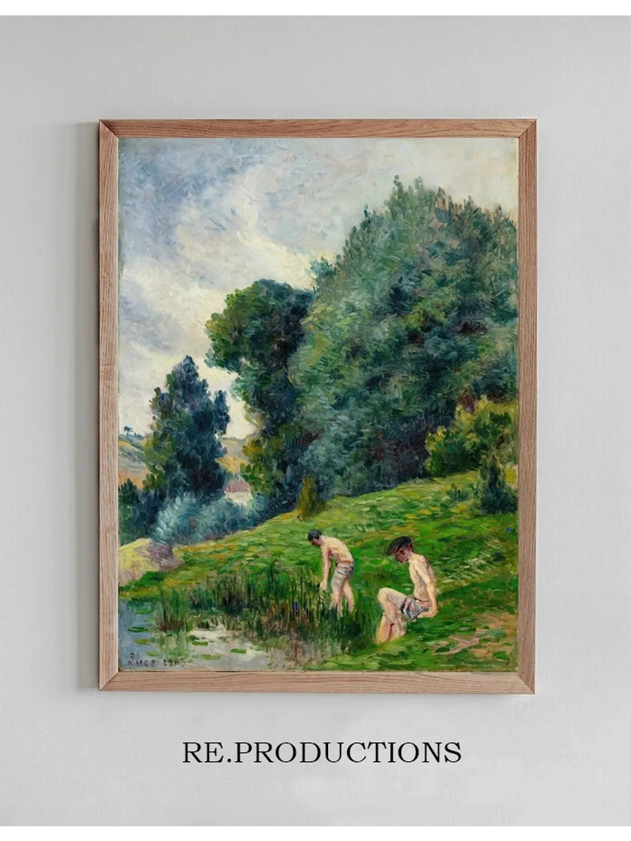 Moulineux, les Baigneurs