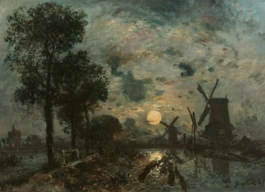 Moulins Au Clair de Lune, Schiedam