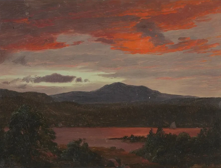Mount Katahdin from Lake Katahdin, Maine