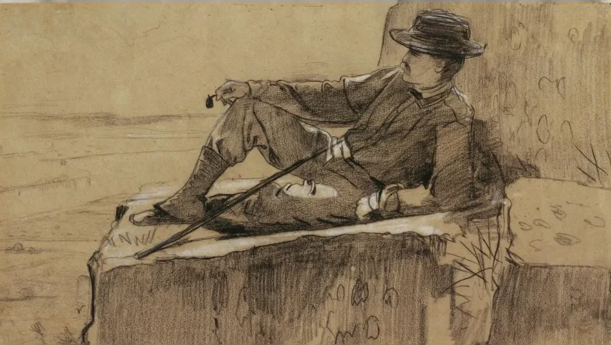 Mountain Climber Resting
