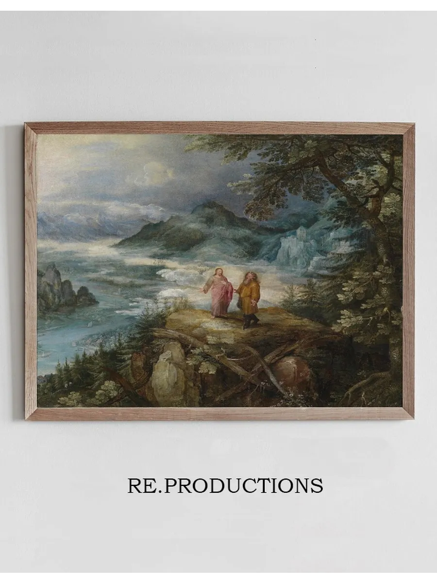 Mountain Landscape With The Temptation Of Christ