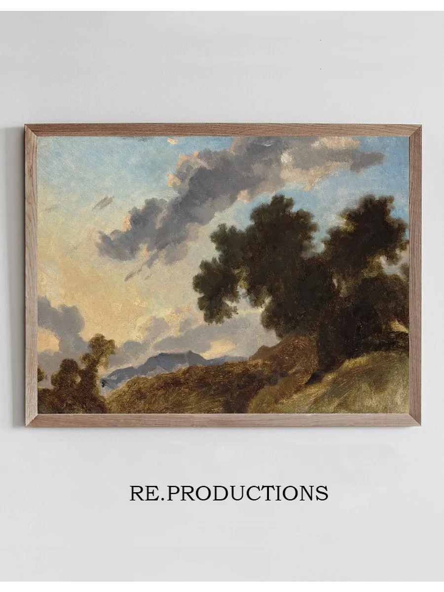 Mountain Landscape at Sunset