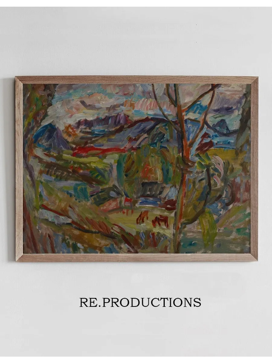 Mountain Landscape with Cows