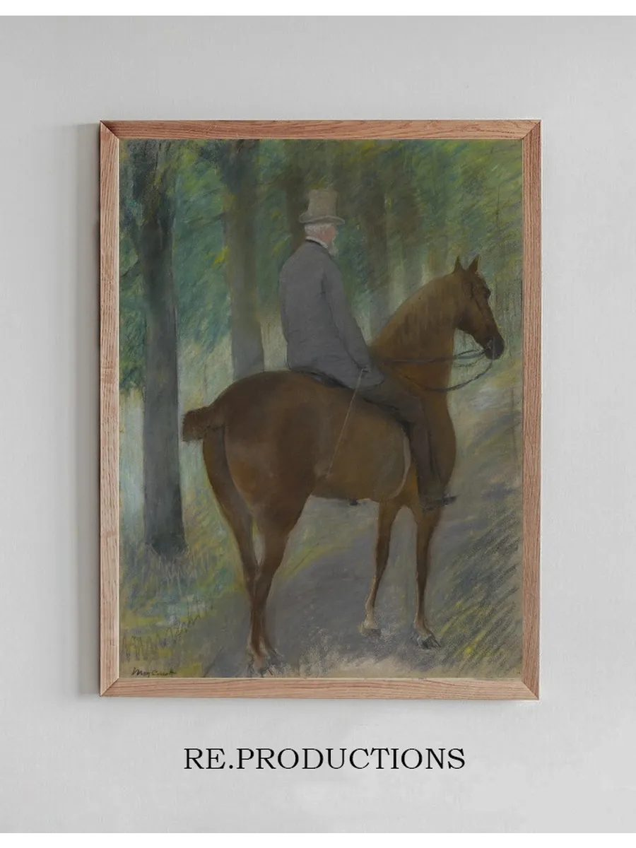 Mr. Robert S. Cassatt on Horseback