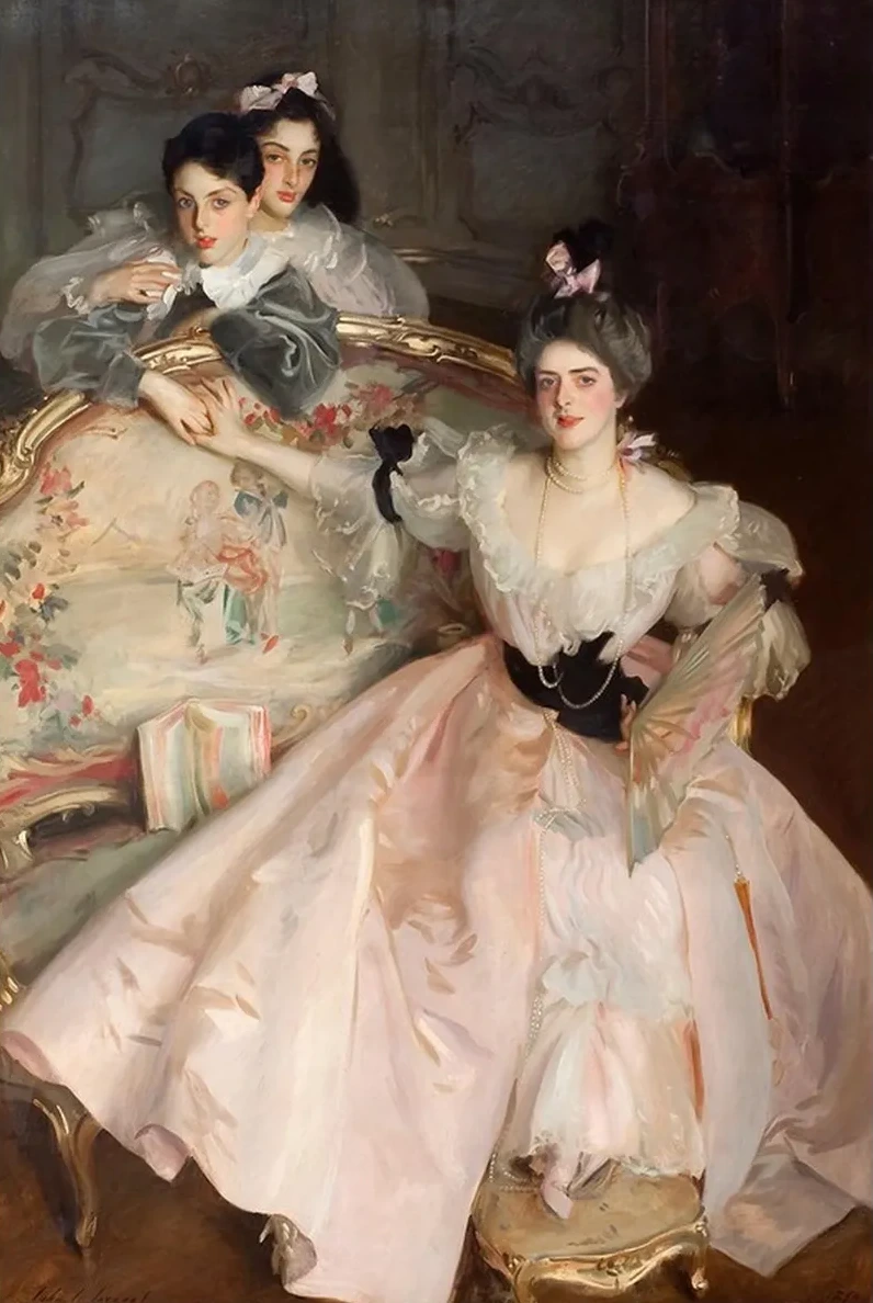 Mrs Carl Meyer And Her Children