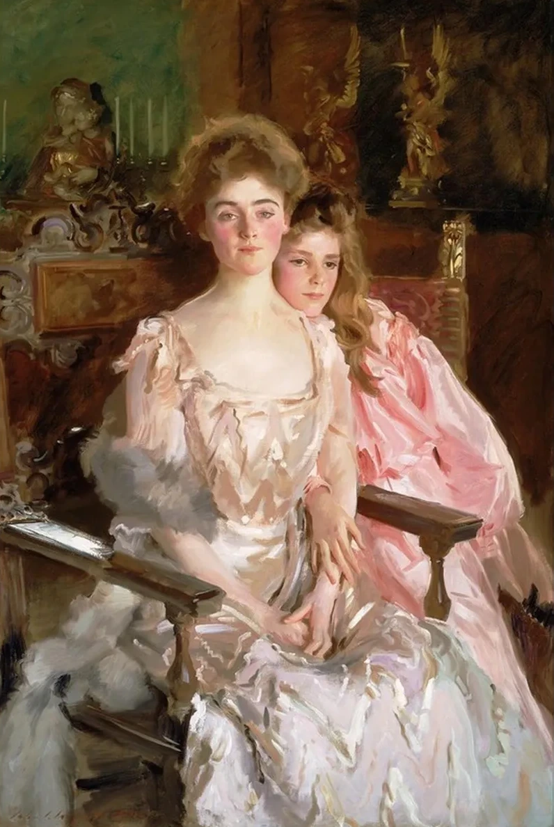 Mrs. Fiske Warren (Gretchen Osgood) And Her Daughter Rachel