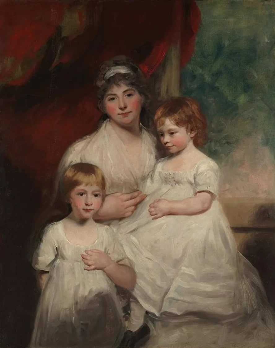 Mrs. John Garden (Ann Garden, 1769 1842) and Her Children, John (1796 1854) and Ann Margaret (born 1793)