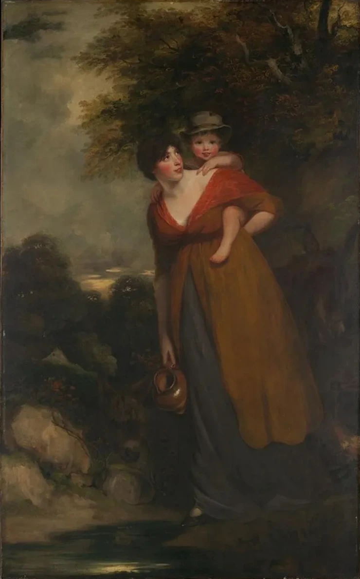 Mrs. Richard Brinsley Sheridan (Hester Jane Ogle, 1775 1817) and Her Son (Charles Brinsley Sheridan, 1796 1843