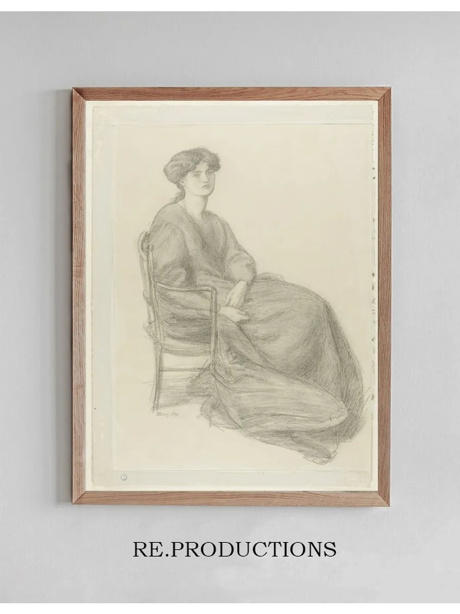Mrs. William Morris Seated in Chair