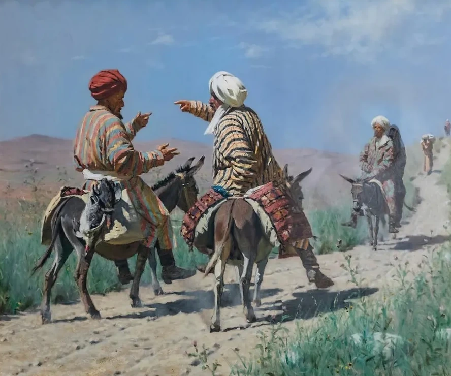 Mullahs Going to Bazaar