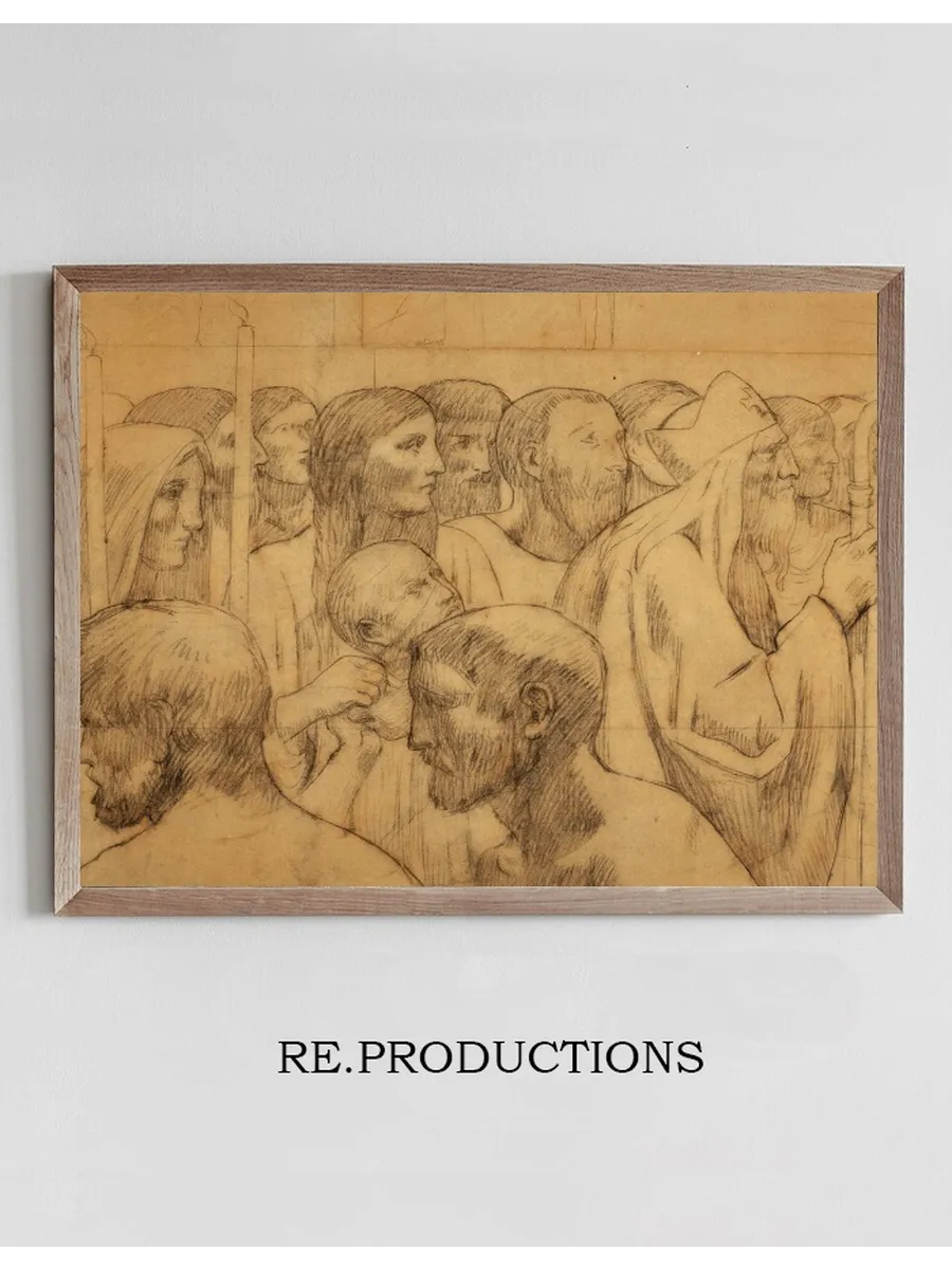 Mural Study for Fresco of St. Genevieve