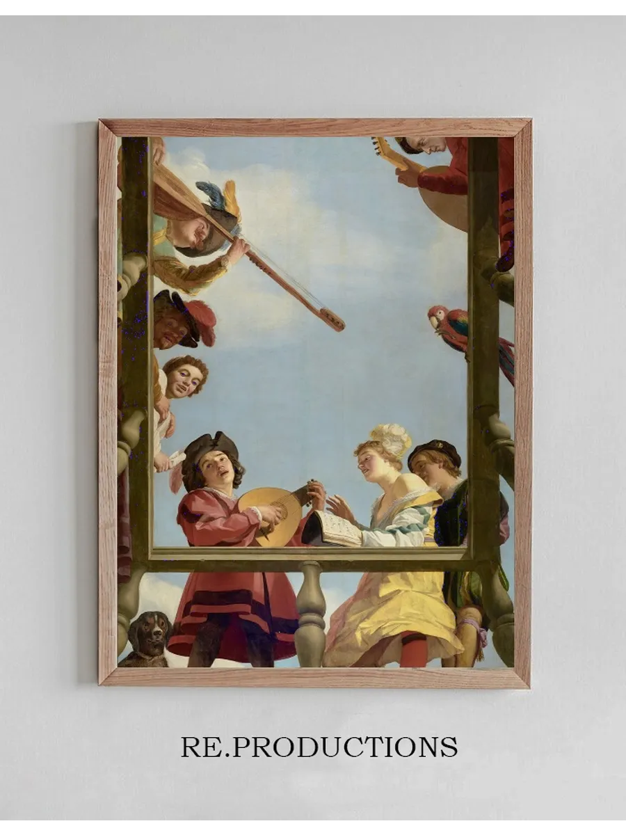 Musical Group on a Balcony