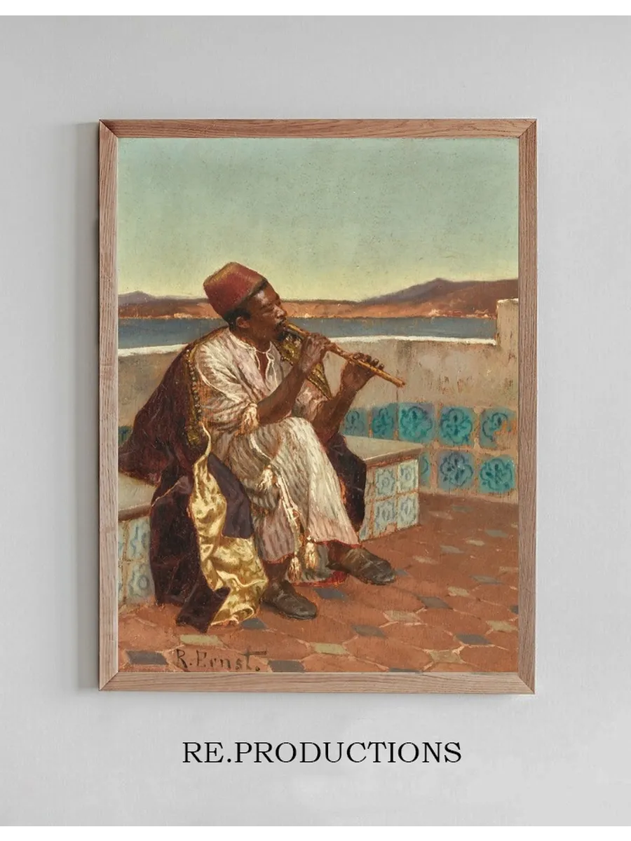 Musician On The Terrace