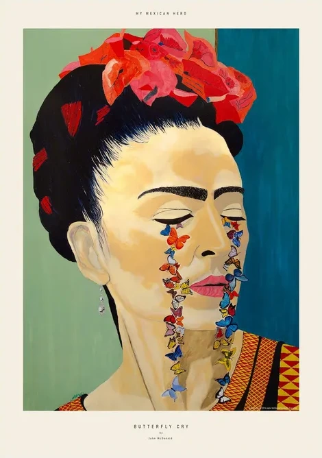 My Mexican hero - Butterfly cry by John McDonald