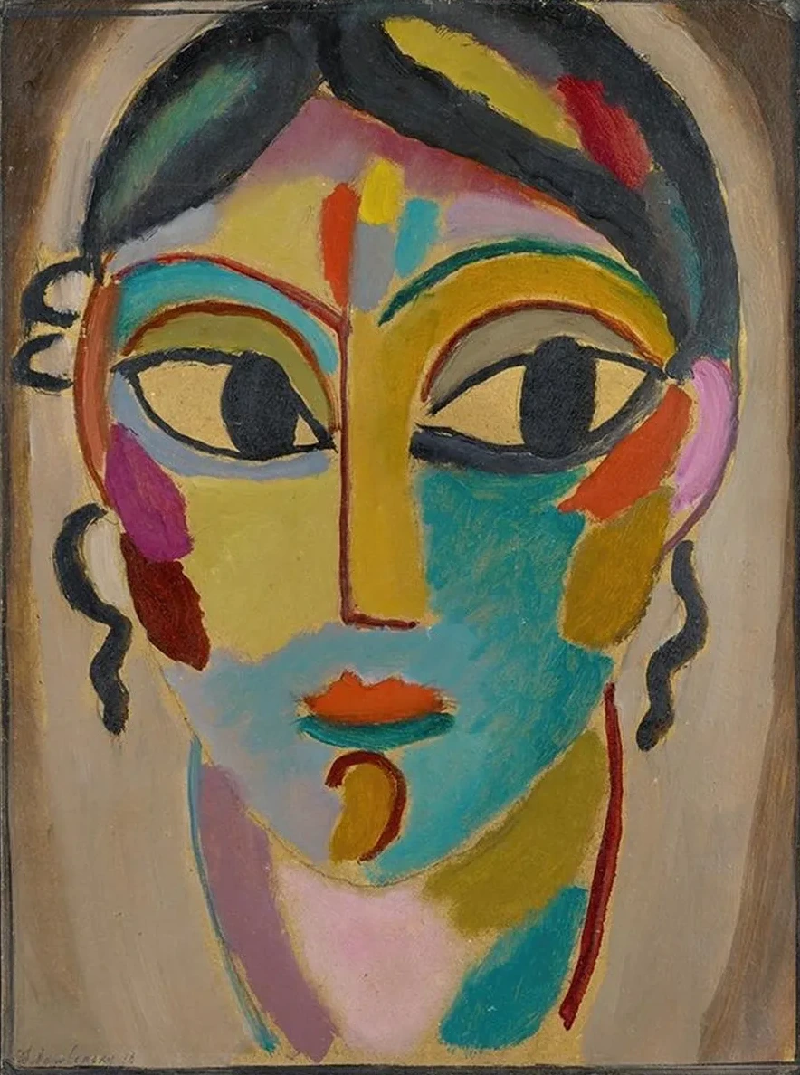 Mystical Head, Head Of A Girl (Frontal)