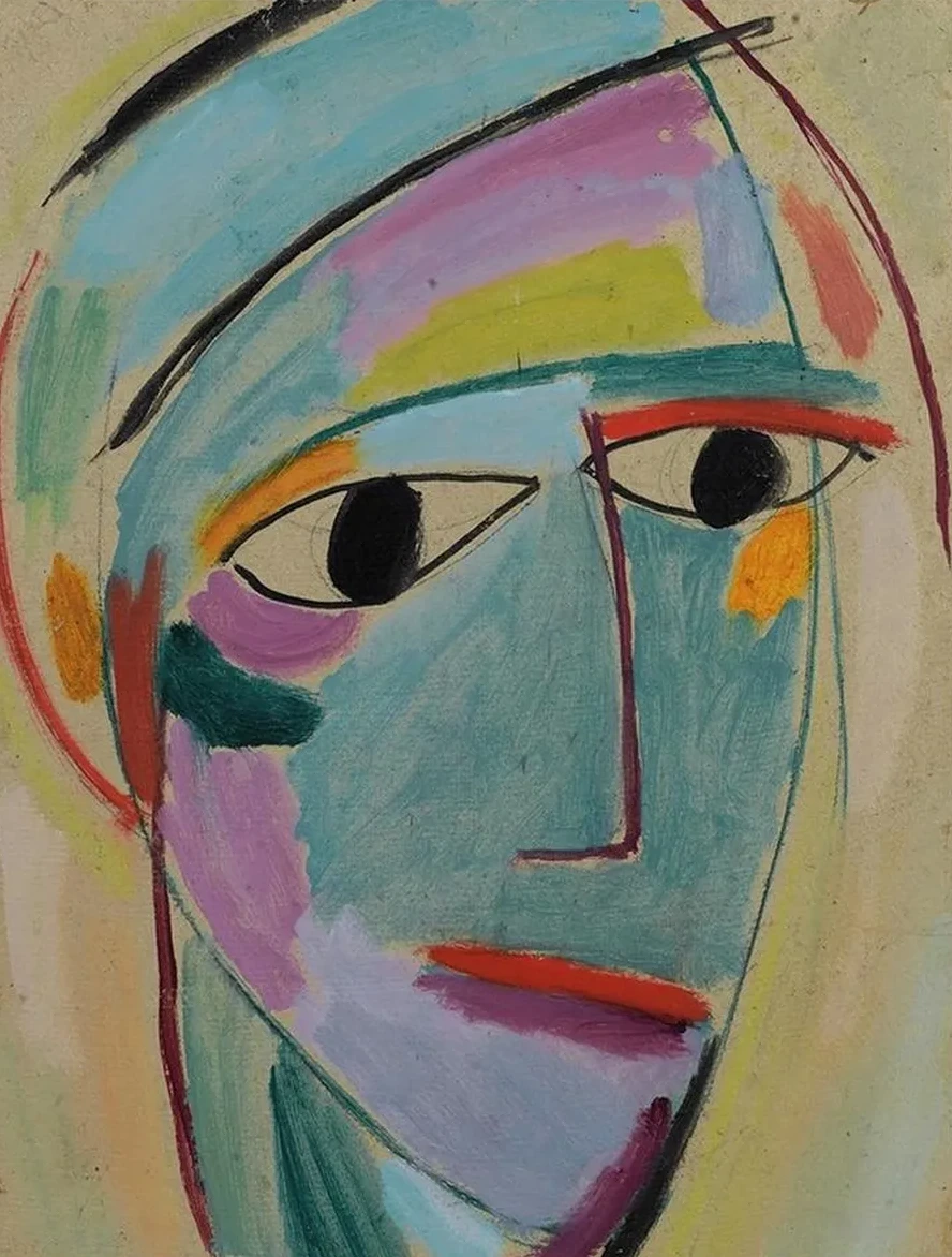 Mystical Head, Three - Quarter Profile