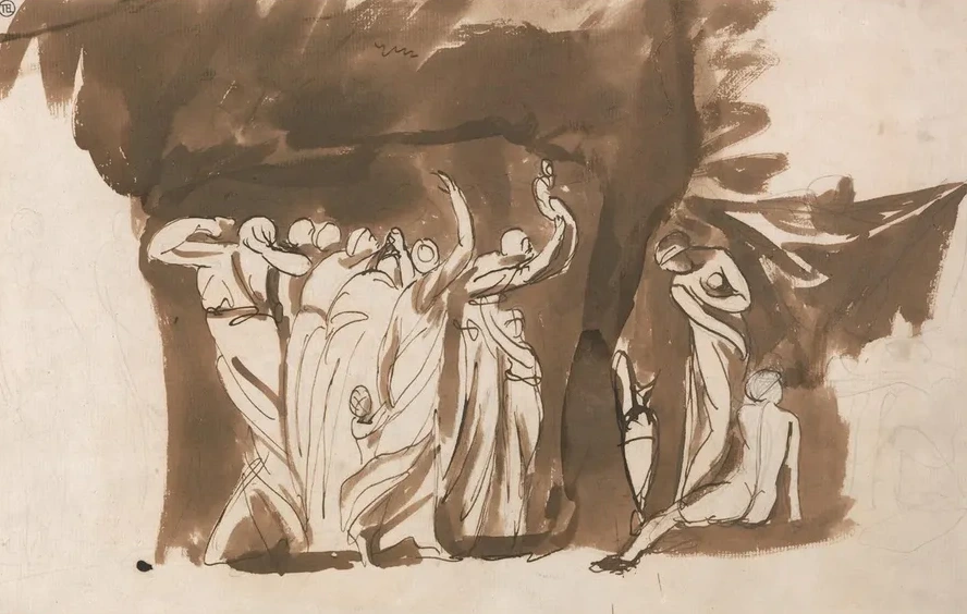 Mythological Group of Women and Children
