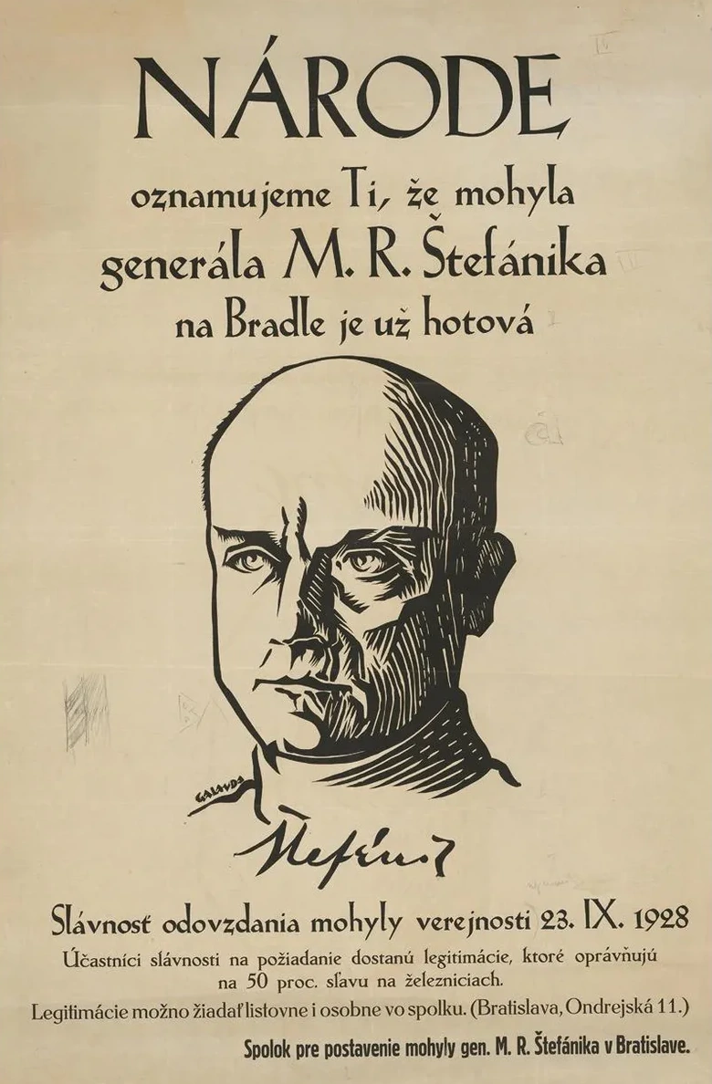 N Rode Oznamujeme Ti, E Mohyla Gener la M. R. Tef Nika Je U Hotov