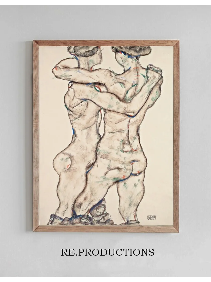Naked Girls Embracing