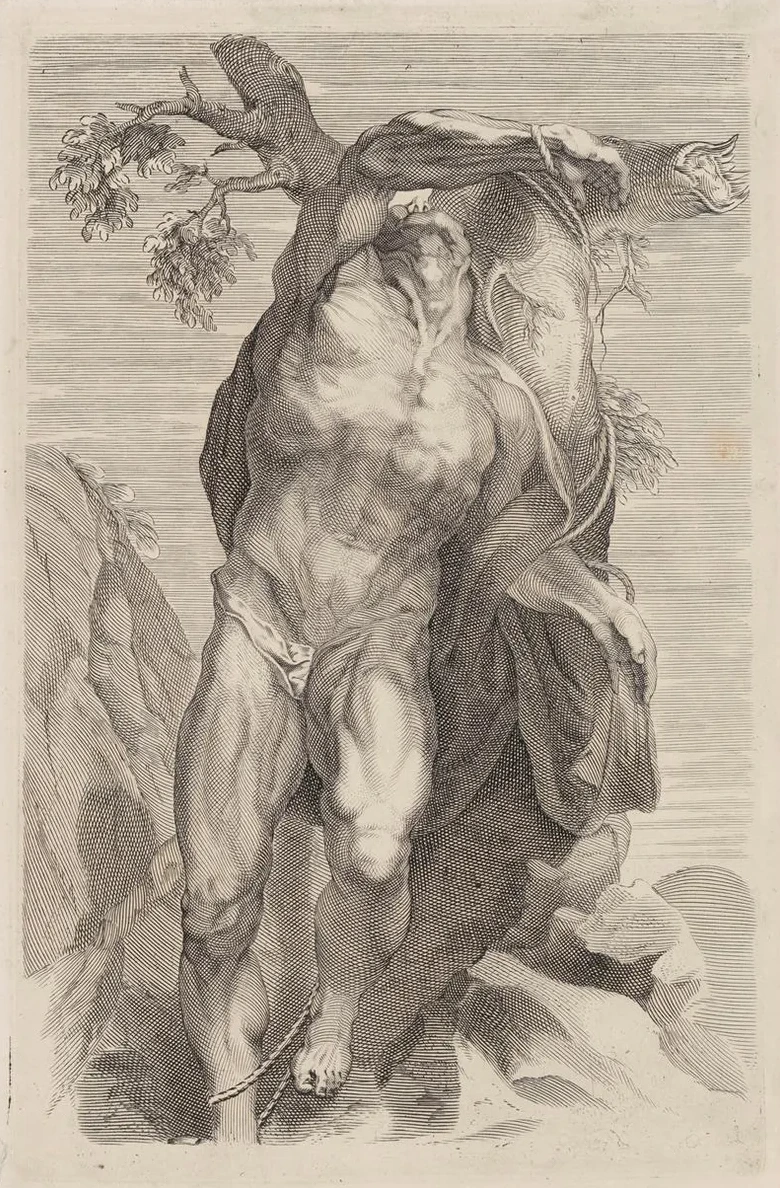 Naked Man Tied Up