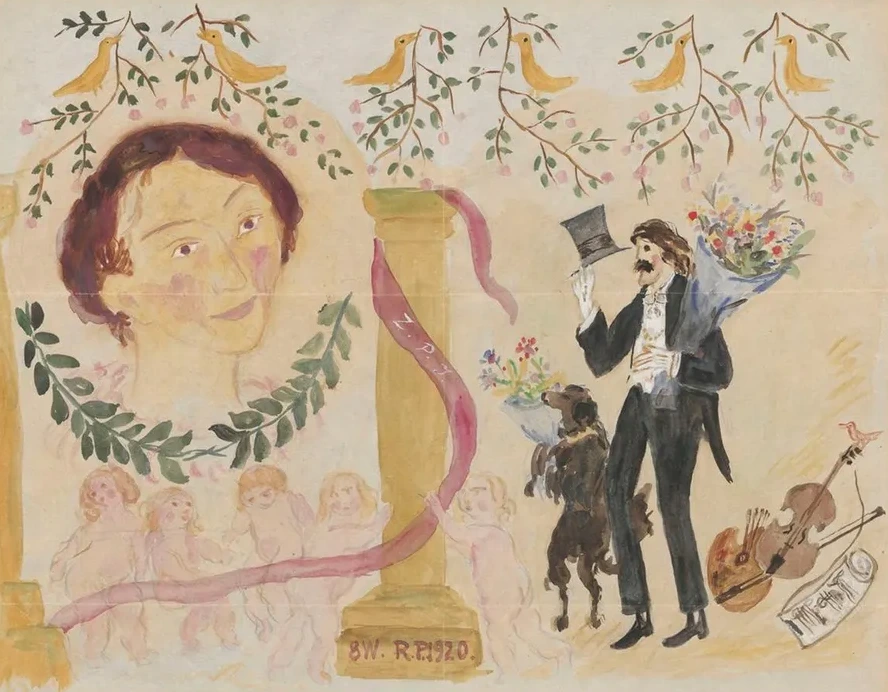 Name Day Card for Maria Mickiewicz Wna