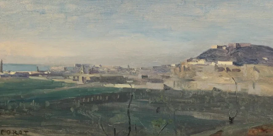 Naples le Mont Saint - Elme et Partie de Sa Ville