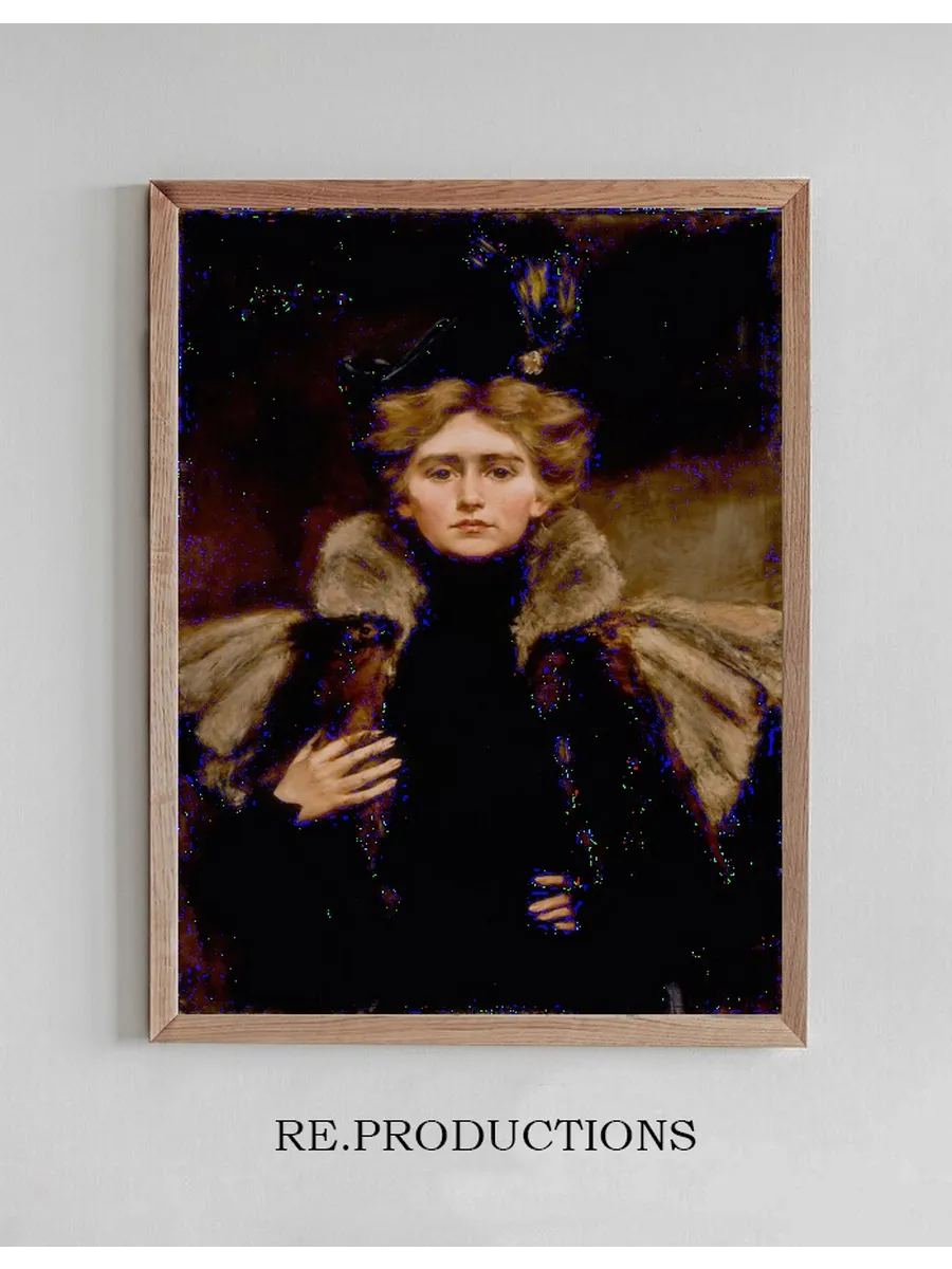 Natalie in Fur Cape