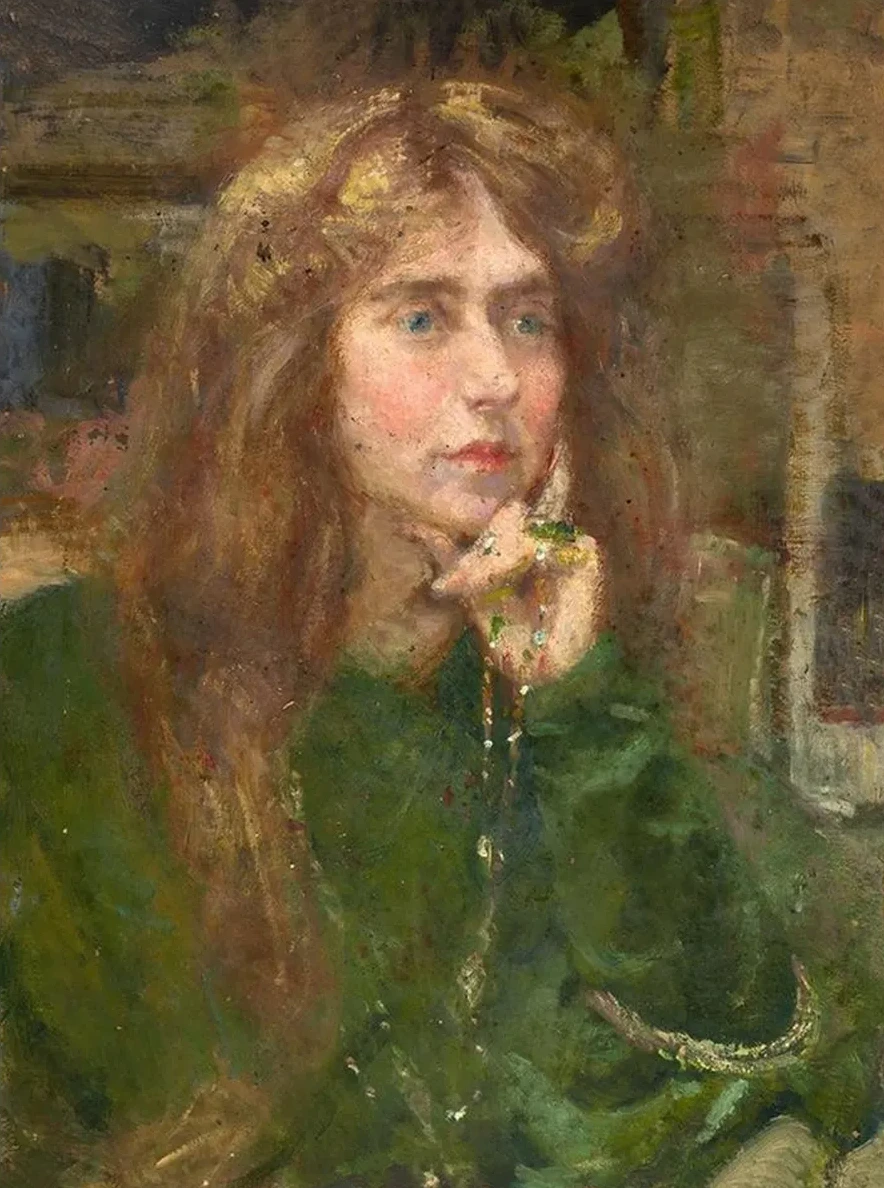 Natalie with Necklace