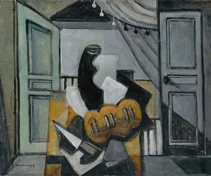 Nature Morte Au Pain Et Au Couteau
