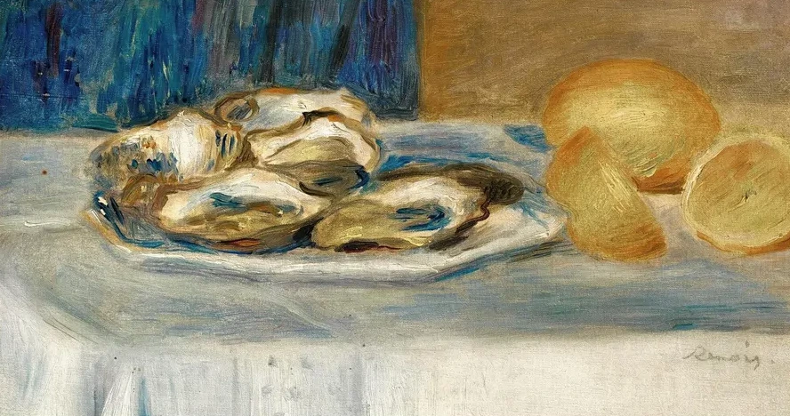 Nature Morte Aux Citrons Et Aux Hu tres