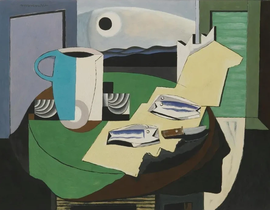 Nature Morte Aux Poissons Or Hy res Ii