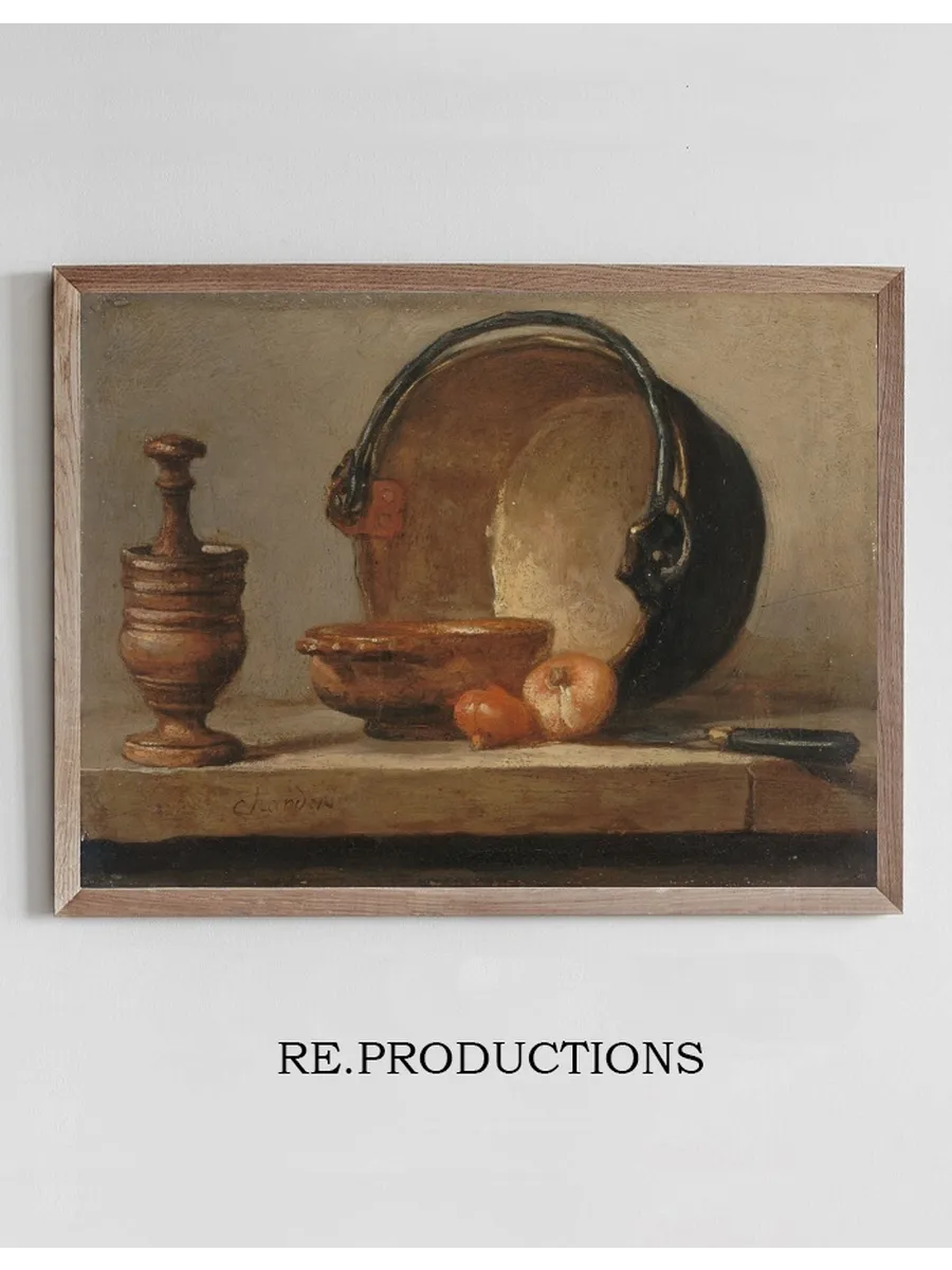 Nature Morte Au Chaudron de Cuivre