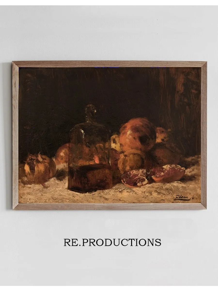 Nature Morte Au Flacon et Aux Grenades