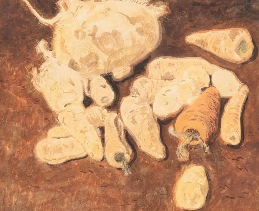 Nature Morte Aux Navets et Carottes