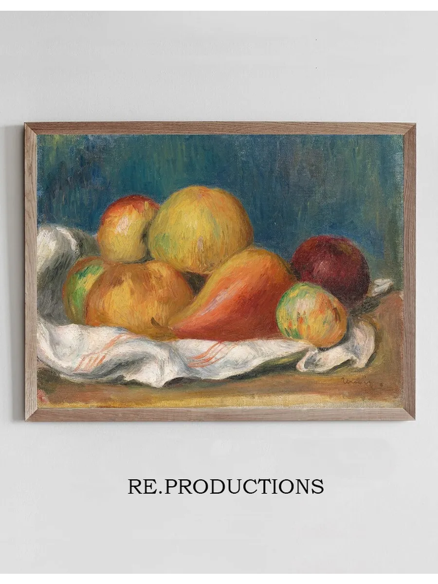 Nature Morte Aux Pommes et Poire