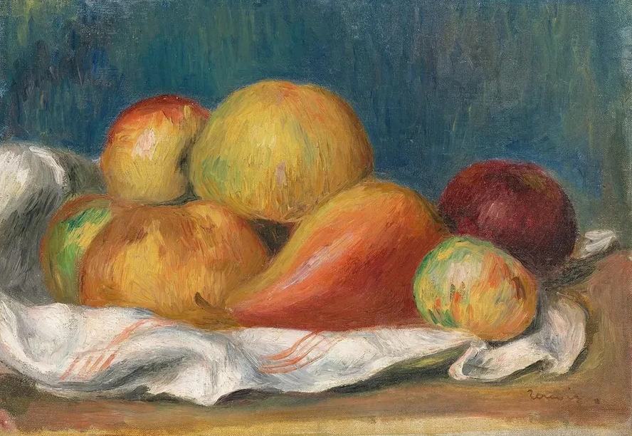 Nature Morte Aux Pommes et Poire