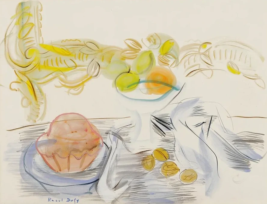 Nature Morte la Brioche et Aux Noix