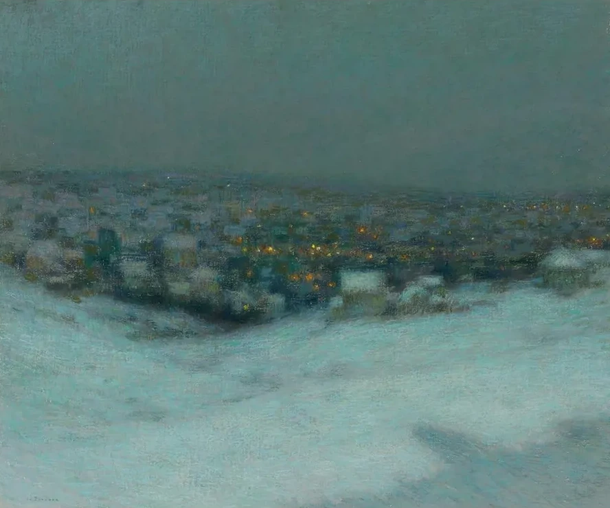 Neige Au Clair De Lune