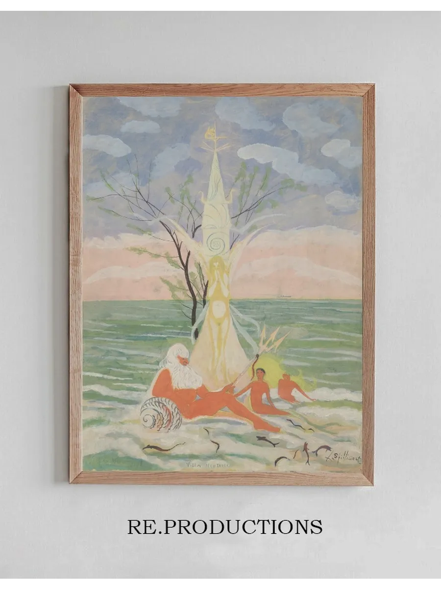 Neptunus, Figuren En Zee