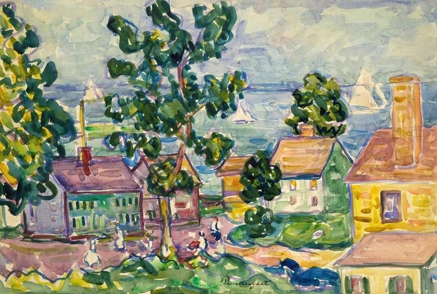 New England Coastal Village