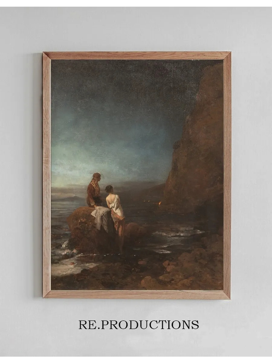Night by the Beach of Naples