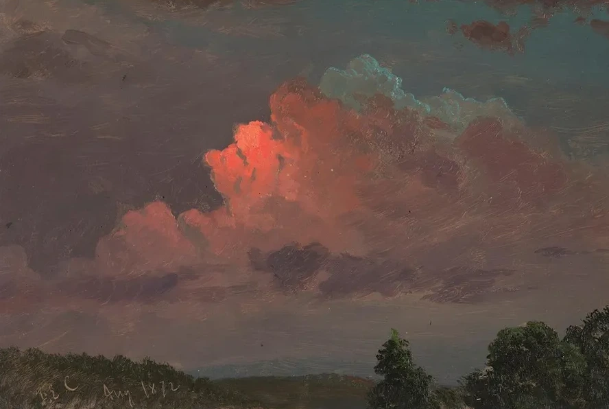 Nightfall Near Olana