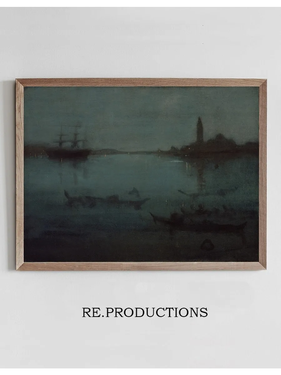 Nocturne in Blue and Silver - The Lagoon, Venice