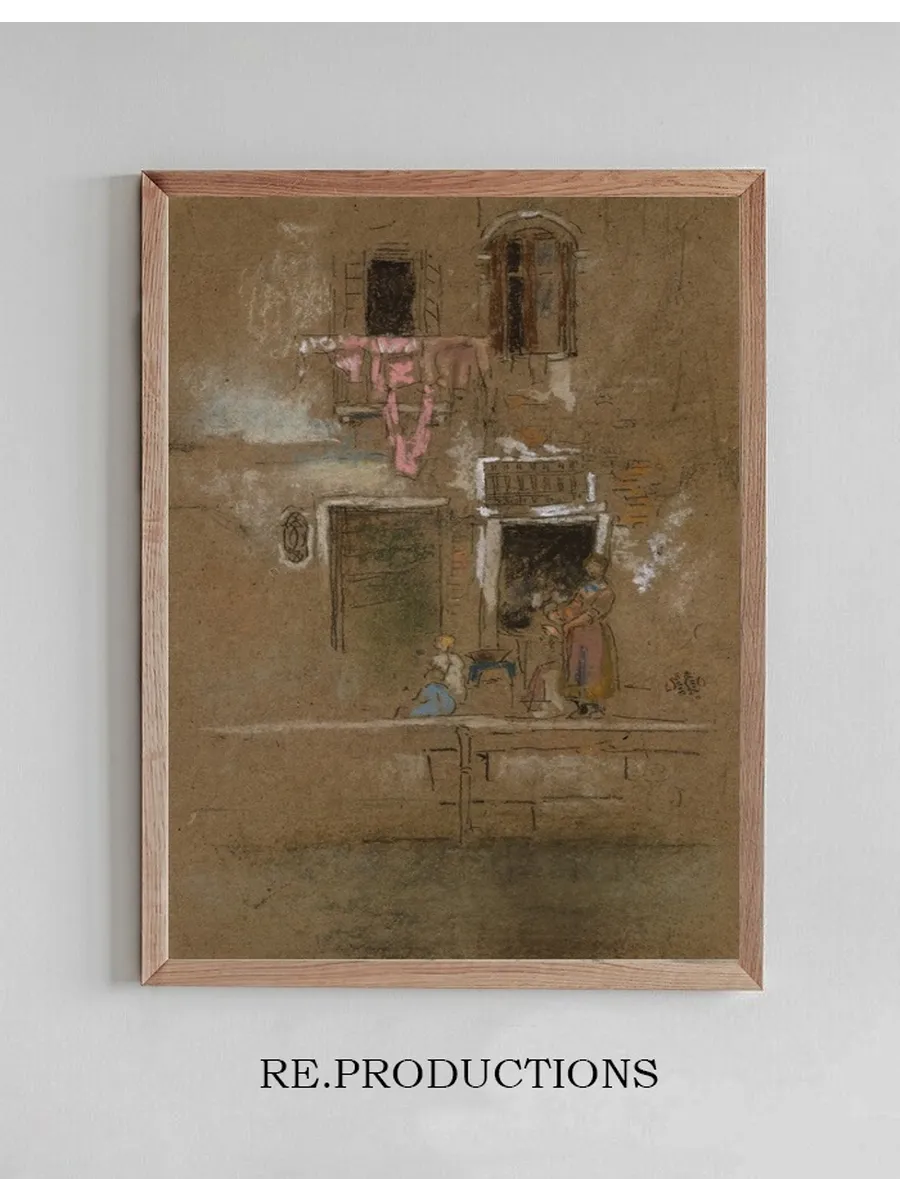 Note in Pink and Brown